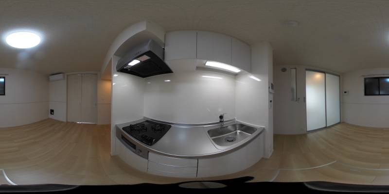 パノラマ画像キッチン