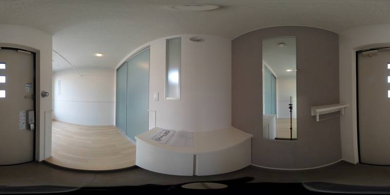 パノラマ画像玄関