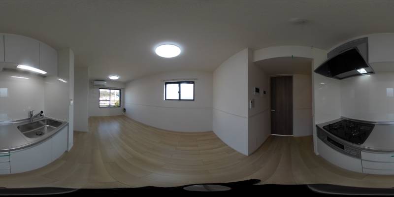 パノラマ画像キッチン