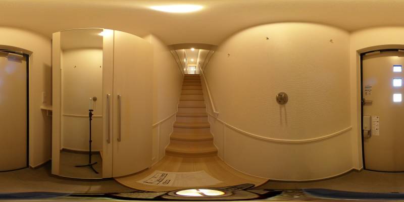 パノラマ画像玄関