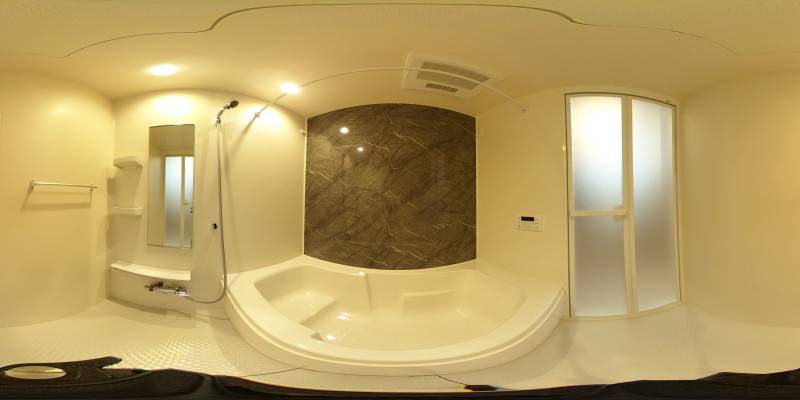 パノラマ画像バスルーム