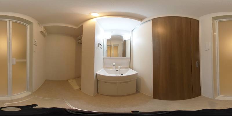 パノラマ画像洗面所