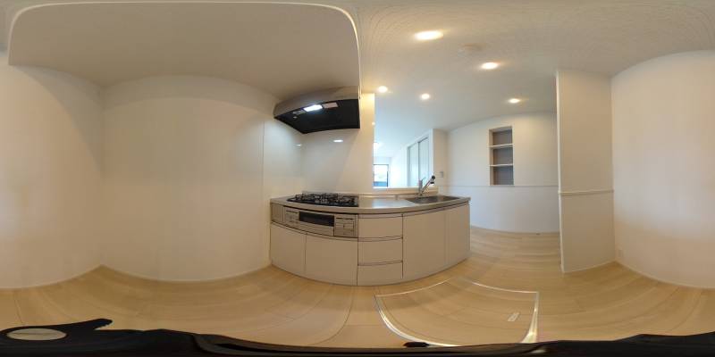パノラマ画像キッチン