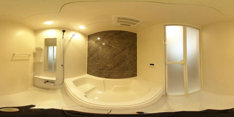 パノラマ画像バスルーム