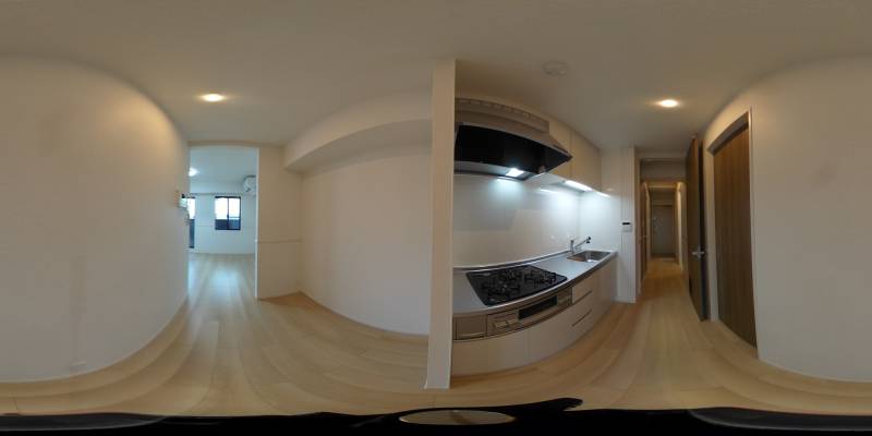 パノラマ画像キッチン