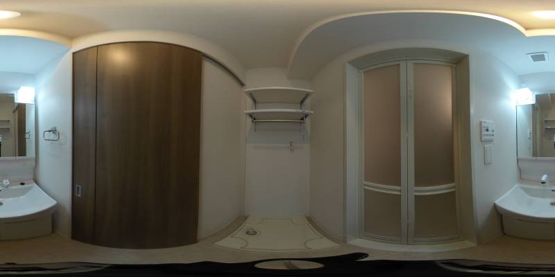 パノラマ画像洗面所