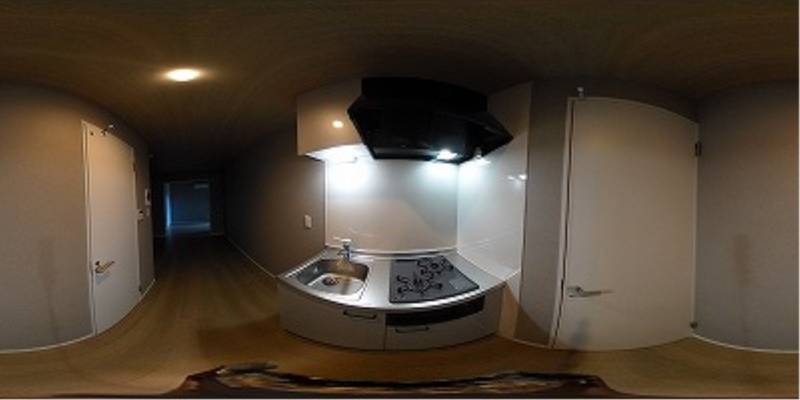 パノラマ画像キッチン