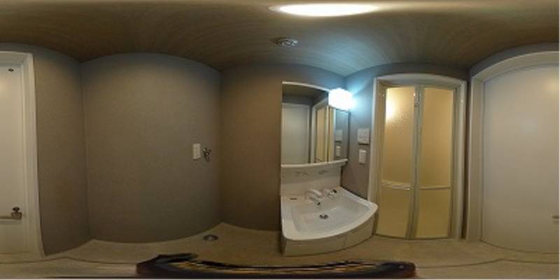 パノラマ画像洗面所