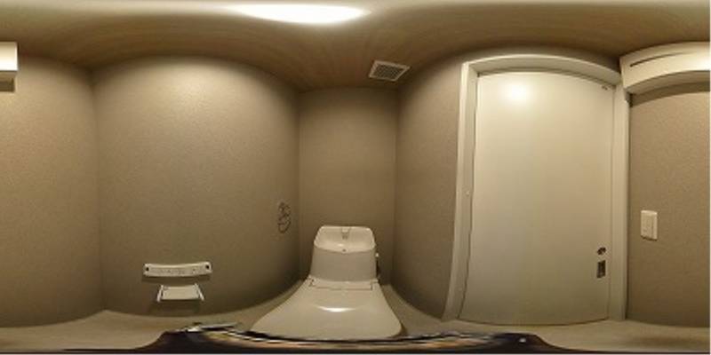 パノラマ画像トイレ