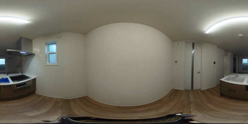 パノラマ画像キッチン