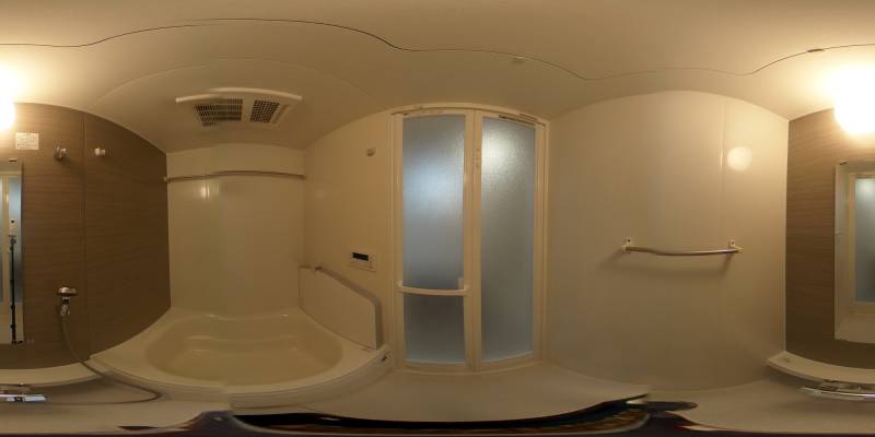 パノラマ画像バスルーム