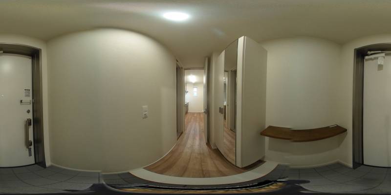 パノラマ画像玄関