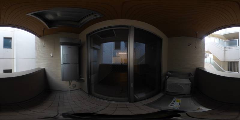 パノラマ画像バルコニー