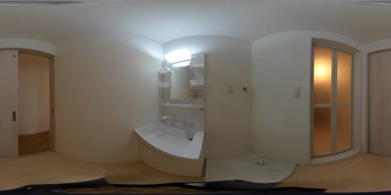 パノラマ画像洗面所