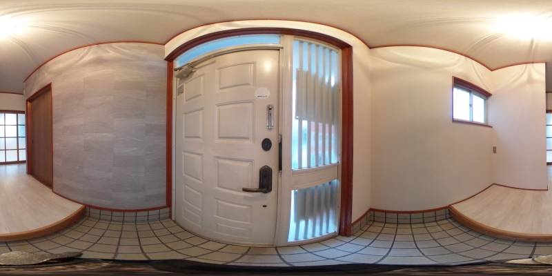 パノラマ画像玄関