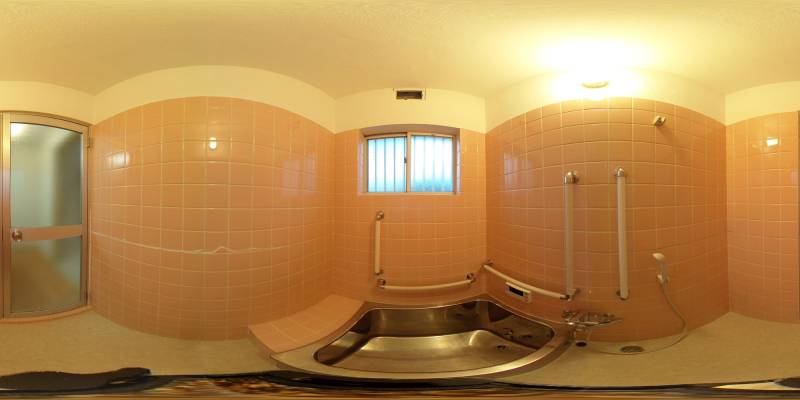 パノラマ画像バスルーム