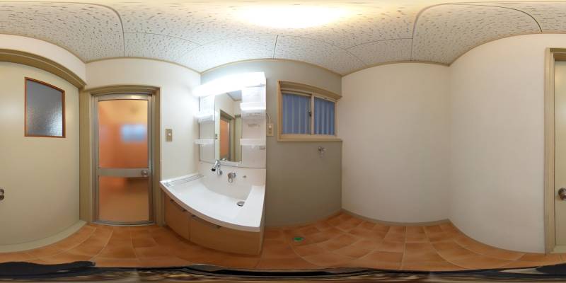 パノラマ画像洗面所