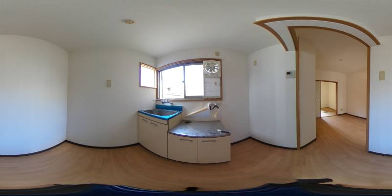 パノラマ画像キッチン