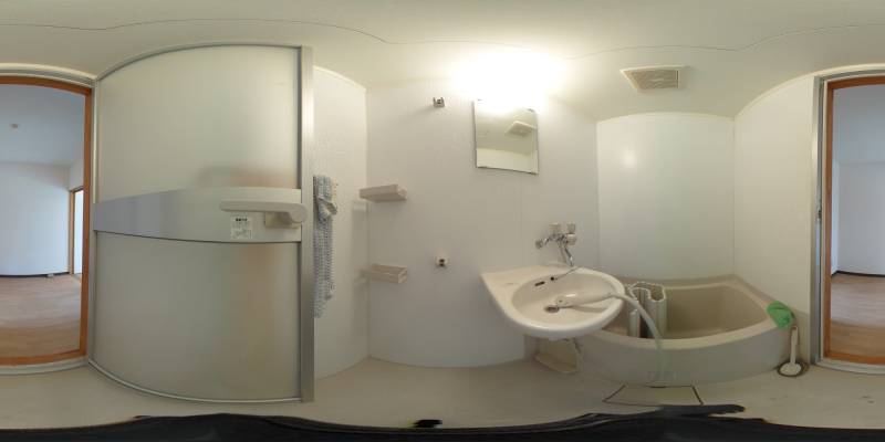 パノラマ画像バスルーム