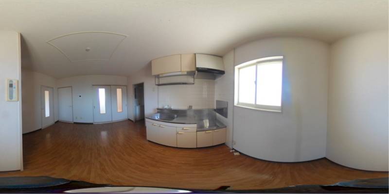 パノラマ画像キッチン