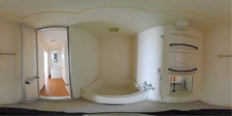 パノラマ画像バスルーム