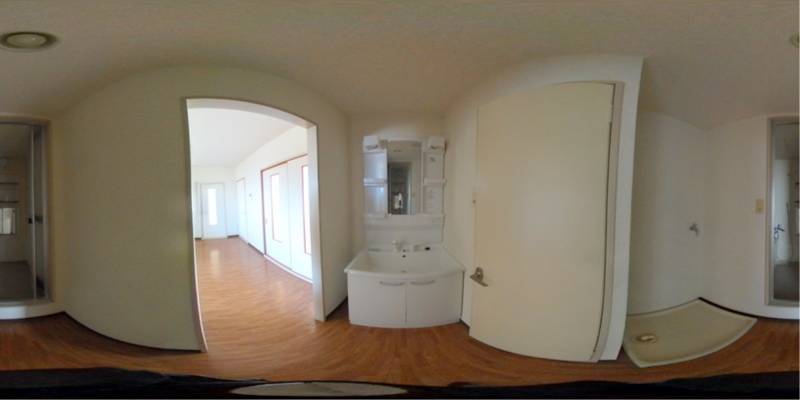 パノラマ画像洗面所