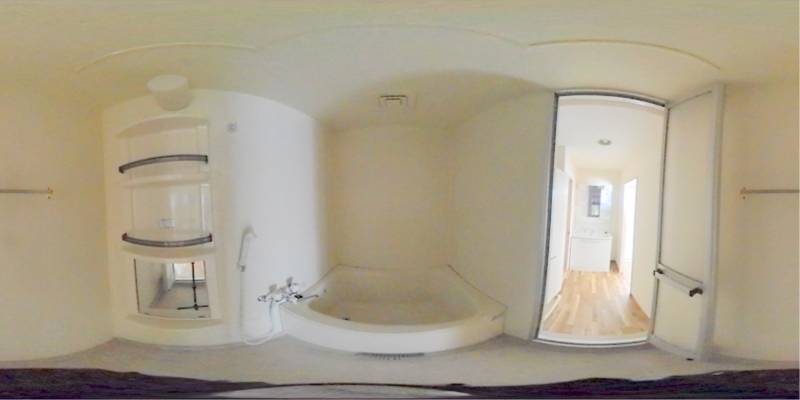 パノラマ画像バスルーム