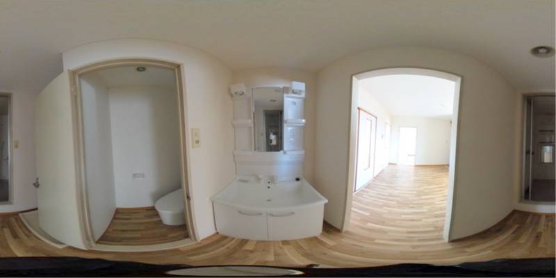 パノラマ画像洗面所