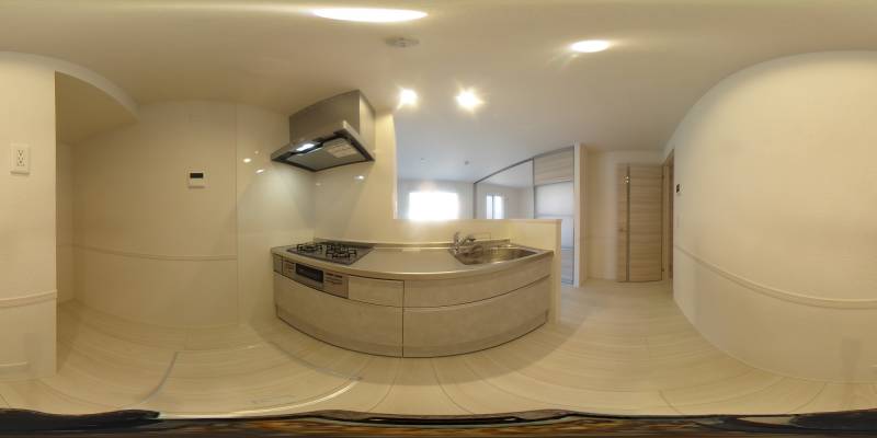 パノラマ画像キッチン