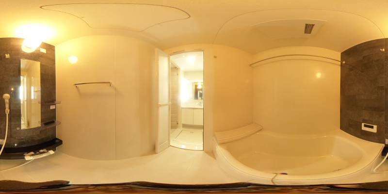 パノラマ画像バスルーム