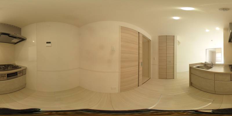 パノラマ画像キッチン