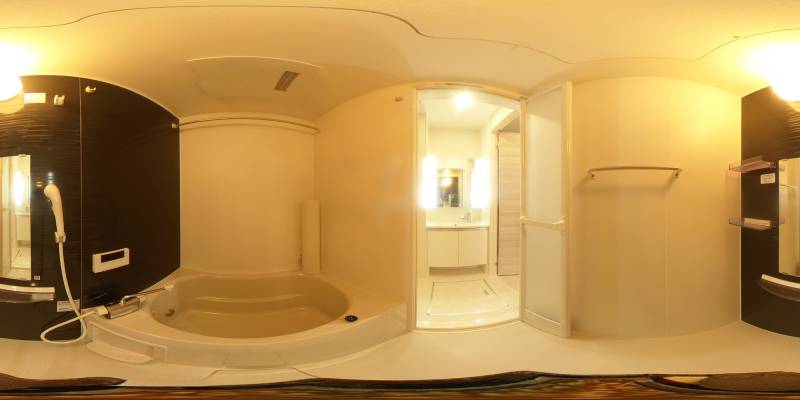 パノラマ画像バスルーム