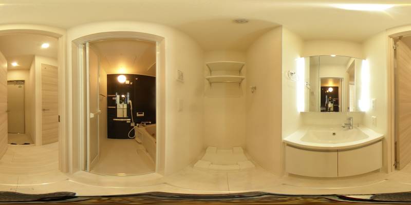 パノラマ画像洗面所