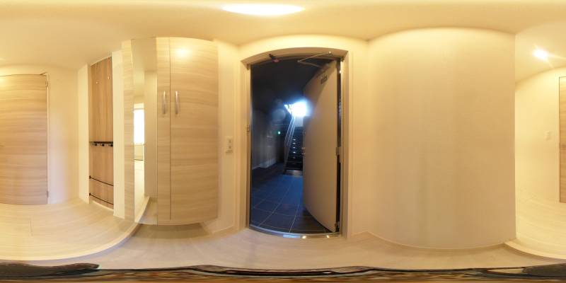 パノラマ画像玄関