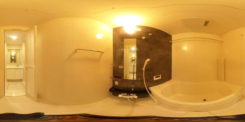 パノラマ画像バスルーム