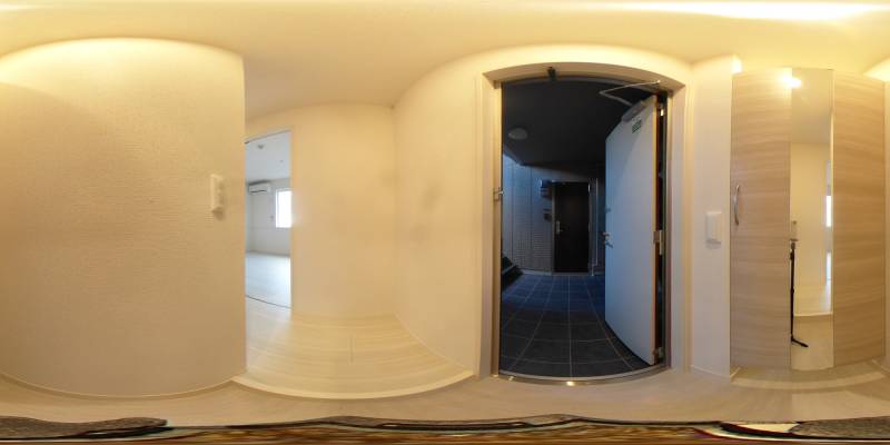 パノラマ画像玄関