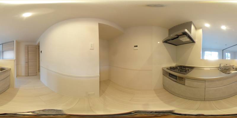 パノラマ画像キッチン