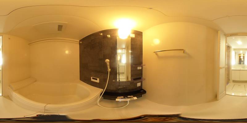 パノラマ画像バスルーム