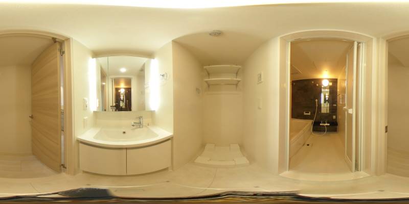 パノラマ画像洗面所