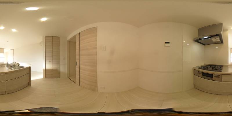 パノラマ画像キッチン