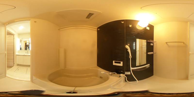 パノラマ画像バスルーム