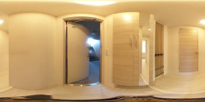 パノラマ画像玄関