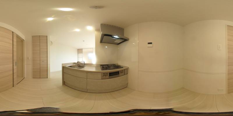 パノラマ画像キッチン