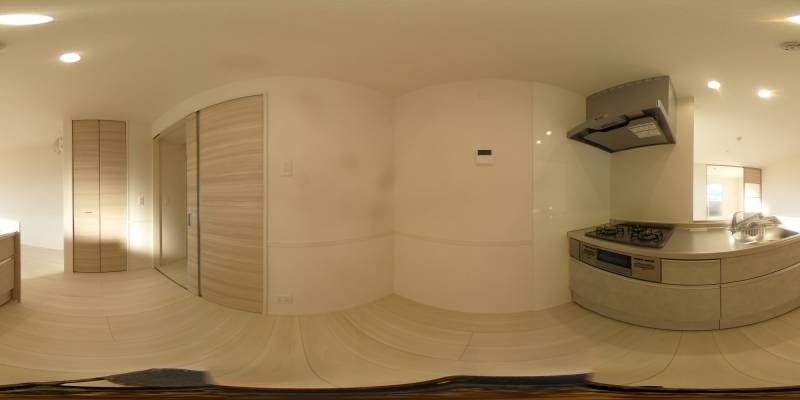 パノラマ画像キッチン