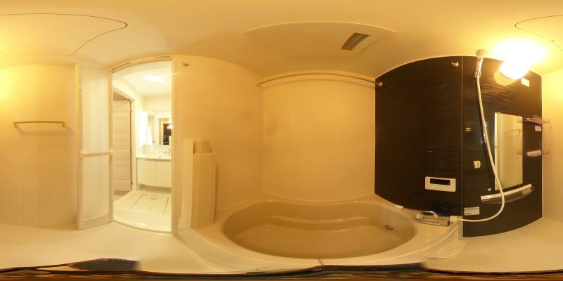 パノラマ画像バスルーム