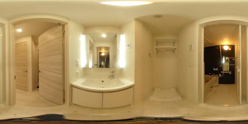 パノラマ画像洗面所