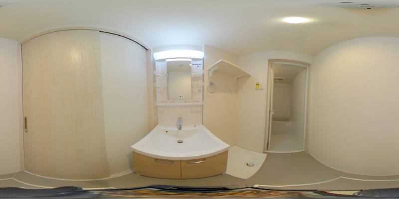 パノラマ画像洗面所