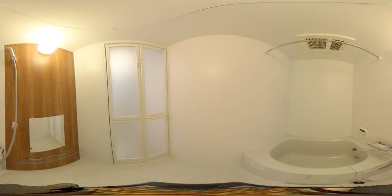 パノラマ画像バスルーム