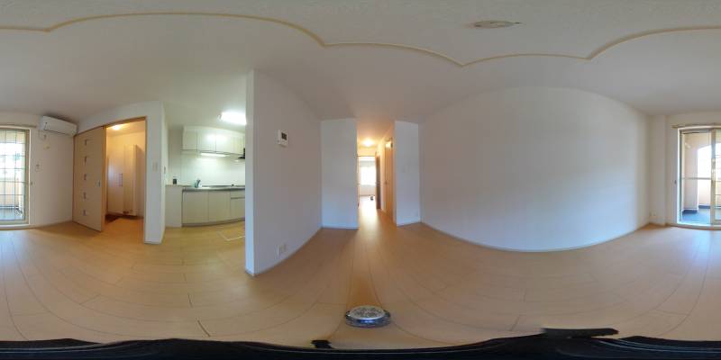 パノラマ画像リビング