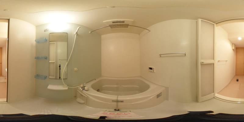 パノラマ画像バスルーム